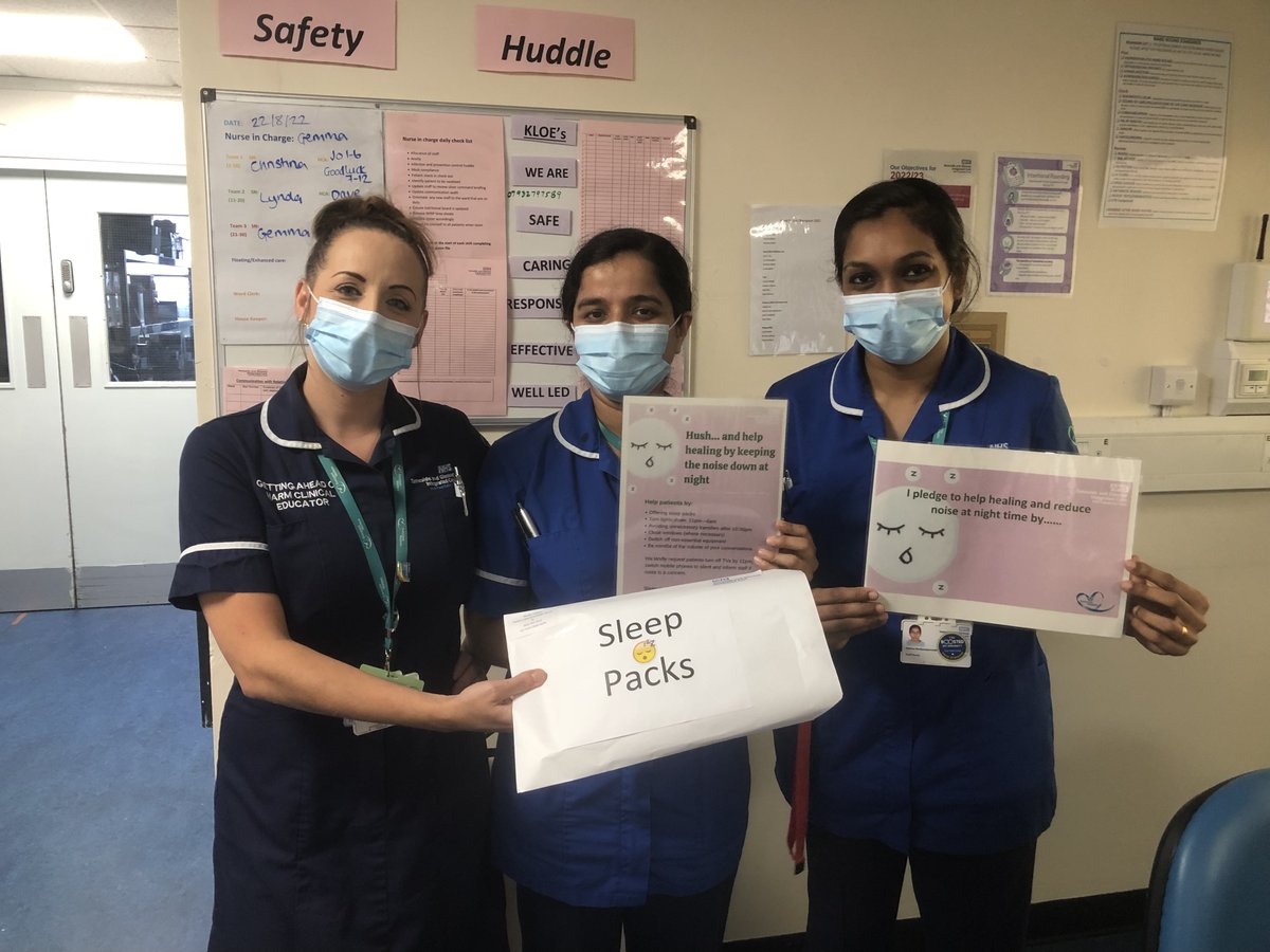 TGICFTSaferCare's tweet photo. Thank you to all staff across the trust working nights. For your engagement, & consideration of your own noise π₯± π€ keep up the good work all! π #noiseatnightweek #promotesleep #sleephelpshealing @pat_exp_plus @SusieR1 @Candicewalker00 @lucyhoyle11 @GemmaHallTGH @LouiseSumner25 https://t.co/NCbWO9lToV