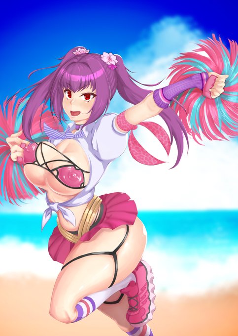 スカディ様にいっぱいガンバレガンバレしてもらう