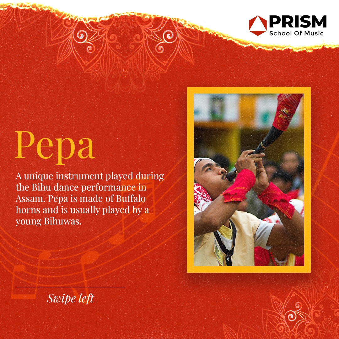 PrismMusic's tweet photo. Our country is full of vibrant culture and music is essential to diversity.
These are some lesser-known, but equally amazing instruments from different parts of India.

Save this post for later!

#india #music #indianmusic #incredibleindia #prism #musicschool https://t.co/xbm8D9sb93