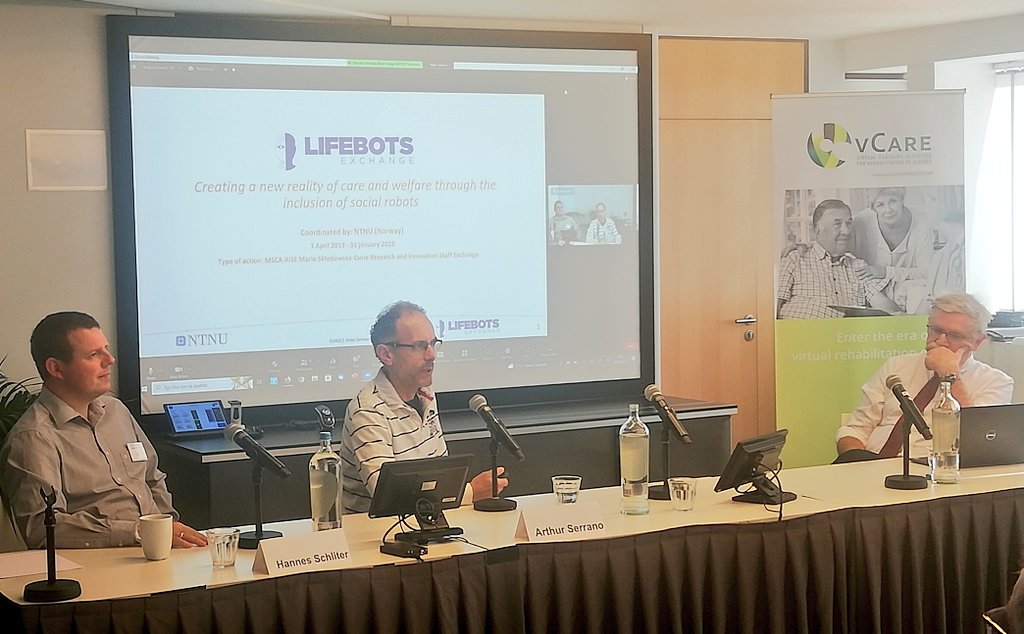 "Are robots ready for society? Is society ready for robots?" 👾
That is the question <a href="/LifebotsMSCA/">LIFEBOTS Exchange</a> asked, when it set the goal to create a knowledge hub for social robotics.
This morning the <a href="/vCare_project/">vCare_project</a> final conference looks at #AI and #machinelearning
Join us online! 🖥️