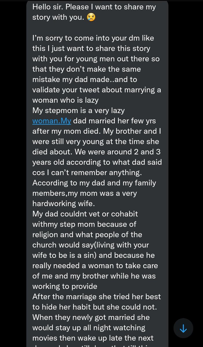 jon_d_doe's tweet photo. When you lose your wife unfortunately to death, your best bet is either to become a father and mother at the same time, or you move your kids to your family & hope for the best for them.
Marrying again should be when those kids are grown.
Lastly, vet your women & cohabit. ๐ https://t.co/mKn2Su2zw6