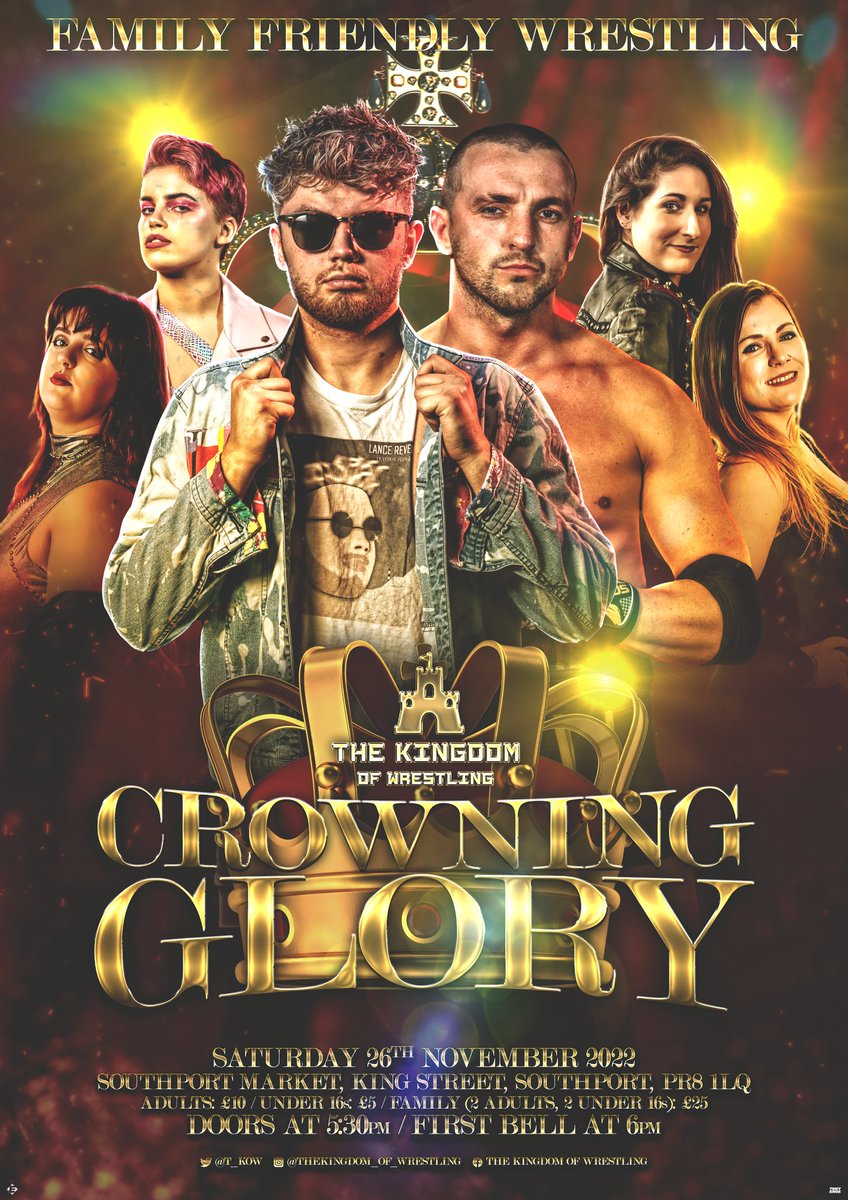 T_K0W's tweet photo. CROWNING GLORY will not only be our 1 year anniversary and our first show from @spt_mkt, it will also be where we crown our first ever King &amp; Queen. 

Saturday 26th November is a date for your diaries. Tickets are on sale now and selling fast so contact us to grab yours. https://t.co/i6Jaz7fXnc