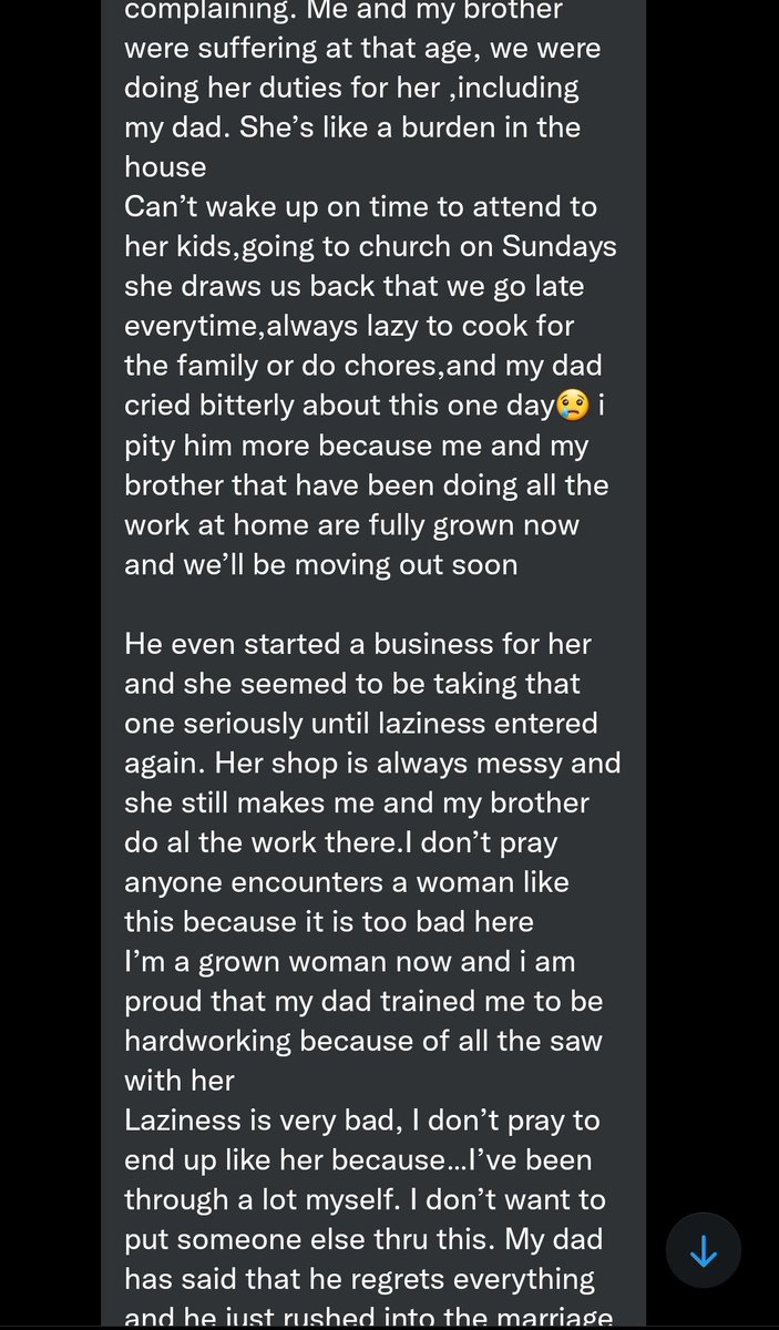 jon_d_doe's tweet photo. When you lose your wife unfortunately to death, your best bet is either to become a father and mother at the same time, or you move your kids to your family & hope for the best for them.
Marrying again should be when those kids are grown.
Lastly, vet your women & cohabit. ๐ https://t.co/mKn2Su2zw6