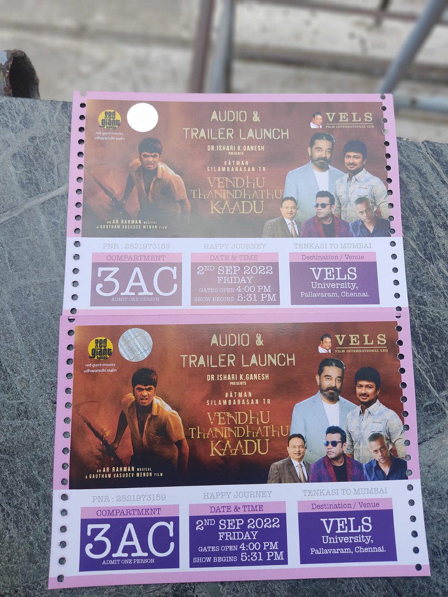 Arunstr19's tweet photo. Witness the unwitness!
#VendhuThanindhathuKaadu Audio launch on Sep 2
Thalivan tharishanam🫶 #VTKFromSep15
@SilambarasanTR_ @VelsFilmIntl @vinoth_pappu @TicketNew https://t.co/mUnjg8UNyt