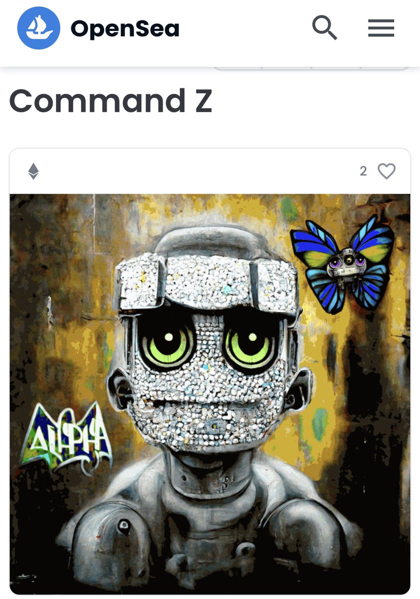 OKBoomerDN's tweet photo. SOLD💎
.3 #eth for a rare 1:1 animated diamond CommandZ💎
This didn’t last long at that price for one of the rare 1:1s💎
Find your diamond in the rough on OpenSea, floor is .01 rn 💎
@CommandZ_eth @E11eEvans 💎
#CommandZ #CMDZ
#nft #diamond #CloneX https://t.co/ztnkel2Syn