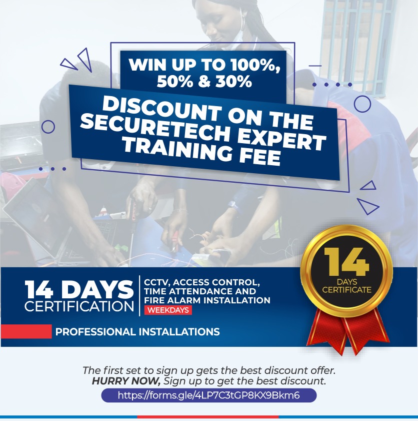 SecureTechNig's tweet photo. We are giving multiple massive discounts to multiple lucky winners today. 10 lucky winners get a 30% discount, 5 others get a 50% discount, while 1 more winner gets a full 100% discount. Awesome right?

"First-Come-First-Serve".

Hurry now and sign up
https://t.co/sDwv4Q1O9L https://t.co/WsGF3nbvaa