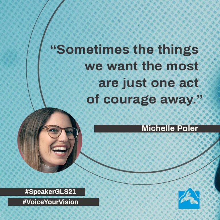 It's easy to let the things we want to be out of reach. But take a leap of faith—a single step toward something bigger. Start with one small thing, and it will all add up.

#VoiceYourVision #glsnextgen #glszim #countdowntogls22