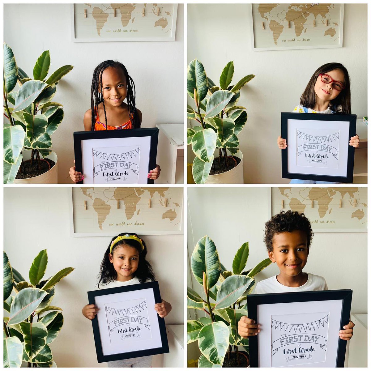ILGSchool's tweet photo. Welcome back to all our students. Grade 1 was super happy to share their first-day photos! #ilgtogether #ibtogether #Kosova #Kosovo #ibworldschool #ibpyp #ibcontinuumschool https://t.co/YuMiaGZxin