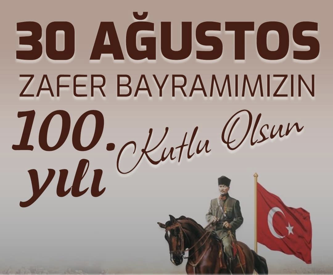 Büyük Zaferin 100. Yıl Dönümünde, Başta Gazi Mustafa Kemal Atatürk ve Silah Arkadaşları Olmak Üzere Vatanı Uğruna Canlarını Feda Eden Tüm Aziz Şehitlerimizi Saygıyla ve Minnetle Anıyoruz. 🇹🇷

#30Ağustos #ZaferBayramı