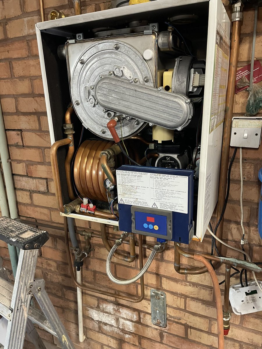 Removing this 54kw combi today in 4 bed house 🤦‍♂️.