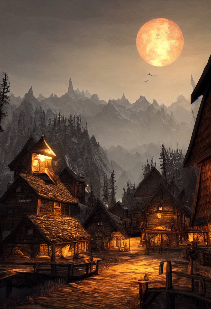 Distinguish_g's tweet photo. Skyrim vibes

#midjourney #midjourneyart #midjourneyai #aiart #aiartcommunity #aiartwork #dalle2 #stablediffusion #digitalart #digitalartwork #Skyrim https://t.co/IFhSIs6HGM