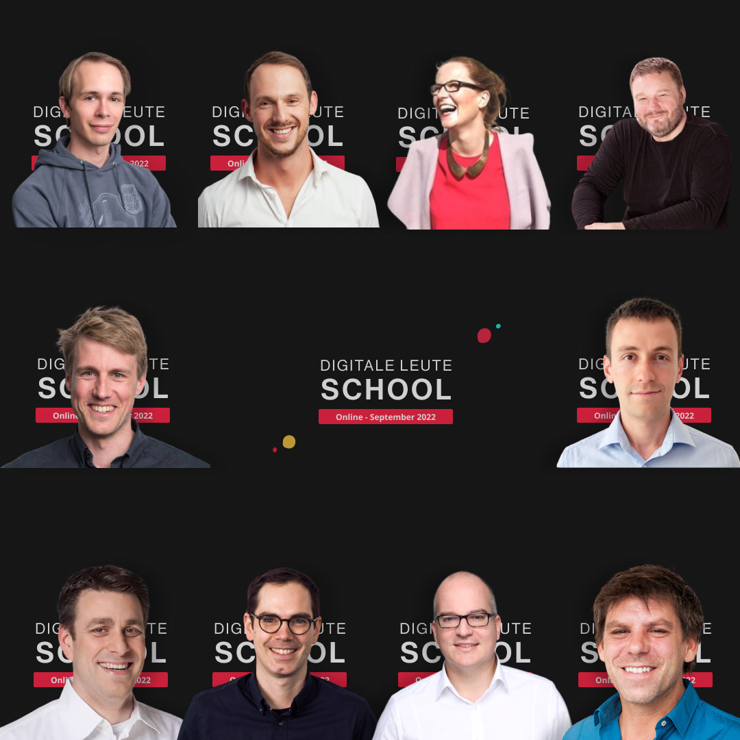🎉 Am 05.09.2022 starten wir die Digitale Leute School — unserem Product Owner Bootcamp:
👉🏼 20 Teilnehmende deutschlandweit
👉🏼 11 erfahrene Trainer:innen
👉🏼 36 Live-Sessions im Product Management
👉🏼 Career Coaching für eine Zukunft in der Tech-Branche

👉🏼 bit.ly/DLSchoolEM