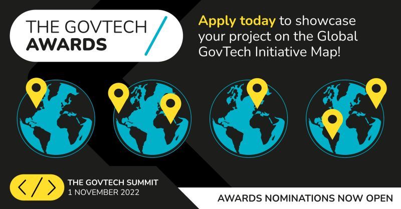 #Organisations apply today! The #GovTechAwards aim to shine a spotlight on some of the most exciting projects supporting #GovTech innovation around the world.🌍

Head over to <a href="/SommetGovTech/">The GovTech Summit</a> to discover more!🟡🏆

Find out more here! ⬇️ 
govtechsummit.eu/govtech-awards
