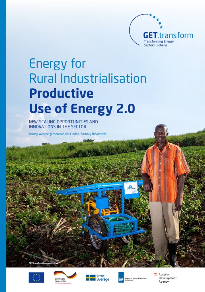 From #ProductiveUse of Energy to 'Energy for Rural Industrialisation' #E4RI: @GET_transform study presents new PUE scaling opportunities and innovations 📗🔗bit.ly/PUE2-0