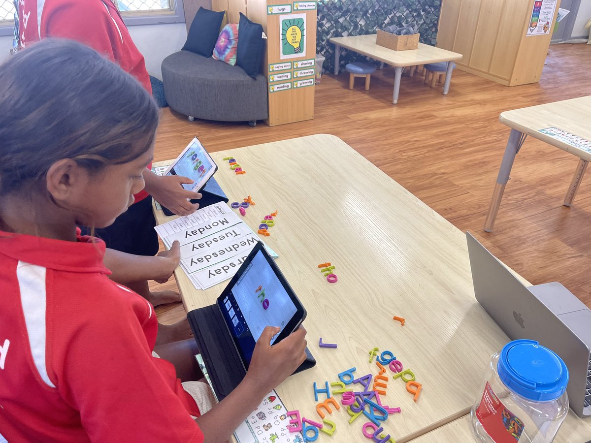 sophiekeeffe's tweet photo. A 2-day visit to Sacred Heart School in Beagle Bay. The staff and student’s digital learning enthusiasm is fantastic! Loved seeing effective use of @AppleEDU tools and #imotion across the classes! @CEWADigLearn https://t.co/Riwvdd1v6F