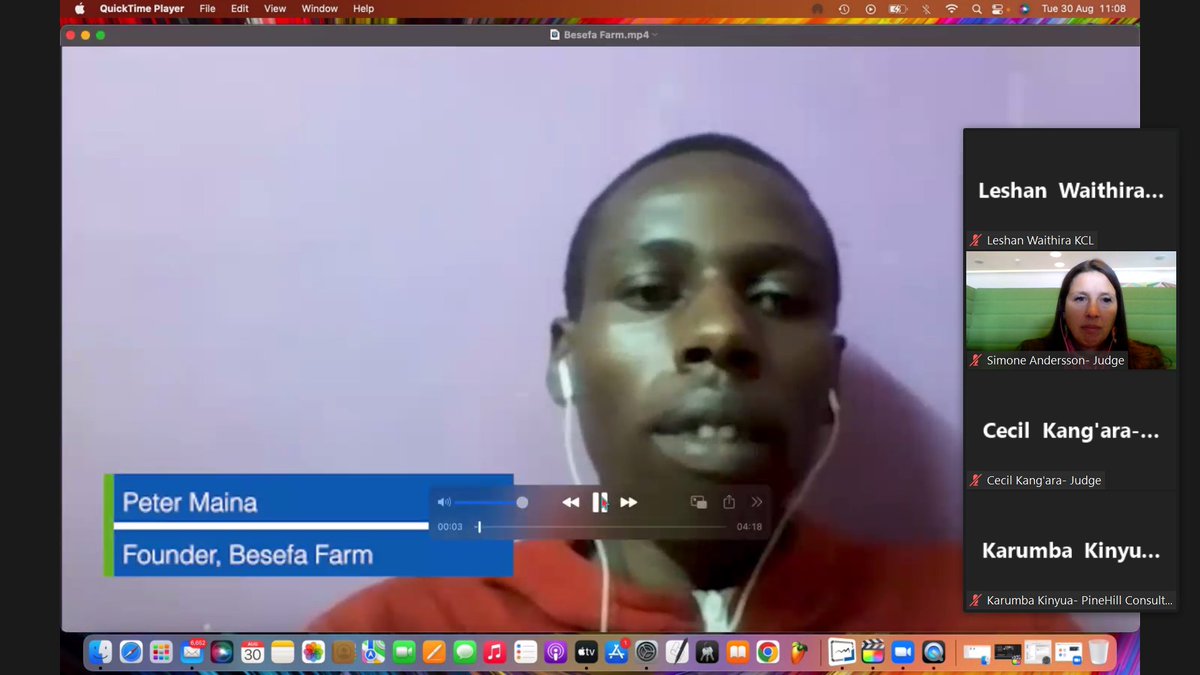KenyaCIC's tweet photo. Climate Launchpad Competition National Finals Pitches

Besefa Farm acquires waste materials from market, hotels, and farms where they aggregate these
waste materials into black soldier feeds. To watch live, click here: https://t.co/qTUAEzADoc

@ClimateLaunch , @ClimateKIC https://t.co/ElgLzEQbRA
