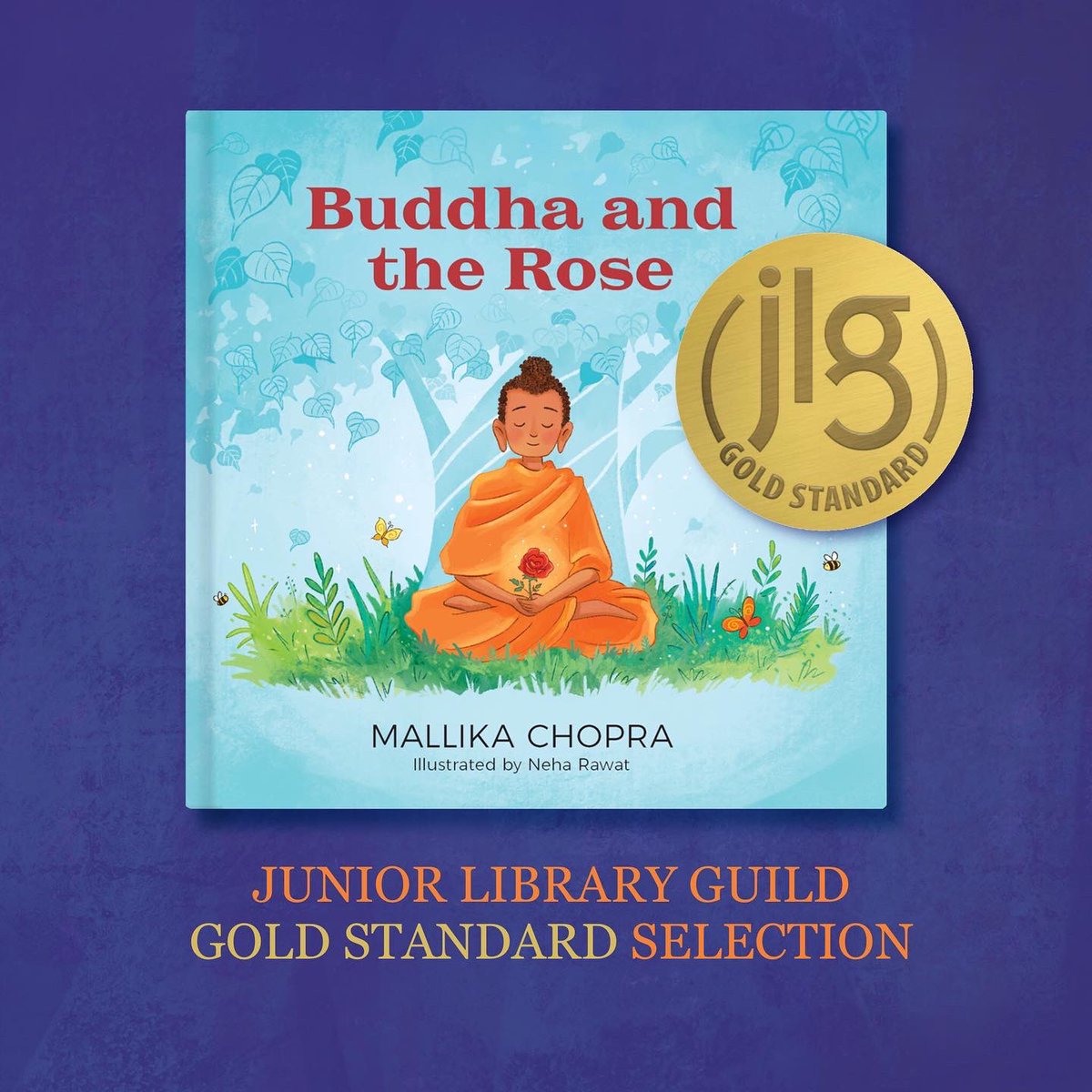 I’m thrilled to announce that BUDDHA AND THE ROSE is a JLG Gold Standard Selection! ✨

Pre-order: hachettebookgroup.com/titles/mallika…

#buddhaandtherose #jlgselection #mindfulnessforkids #welnessforkids #kidlit #kidlitart #picturebooks