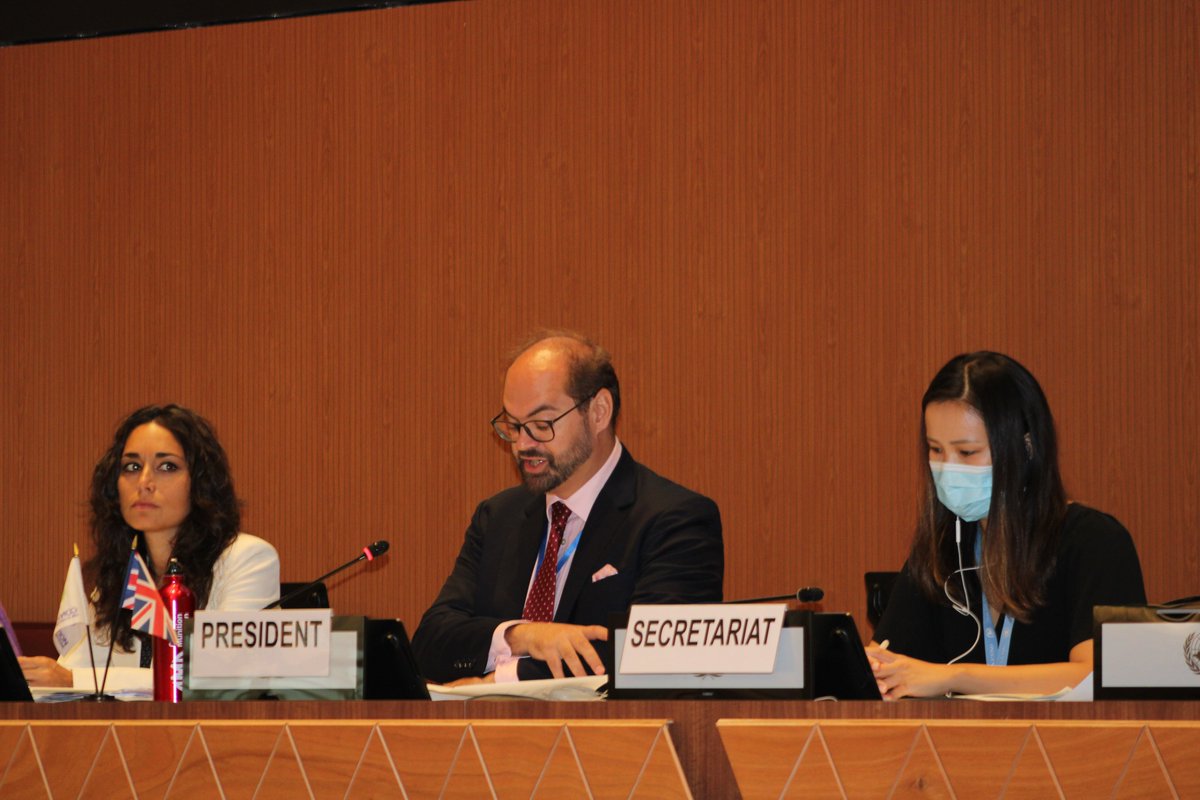 ISUCCM's tweet image. At the #CCM10MSP Ambassador @AidanLiddle reminds States Parties and Signatories that it is their duty to condemn any use of #ClusterMunitions by any actor which was the commitment at #CCM2RevCon @UKMissionGeneva