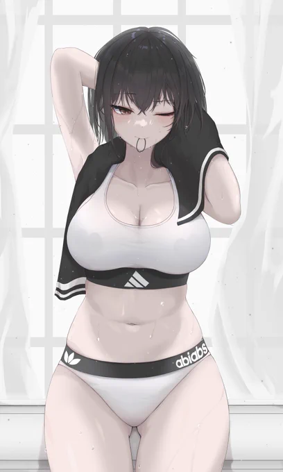 入浴後 