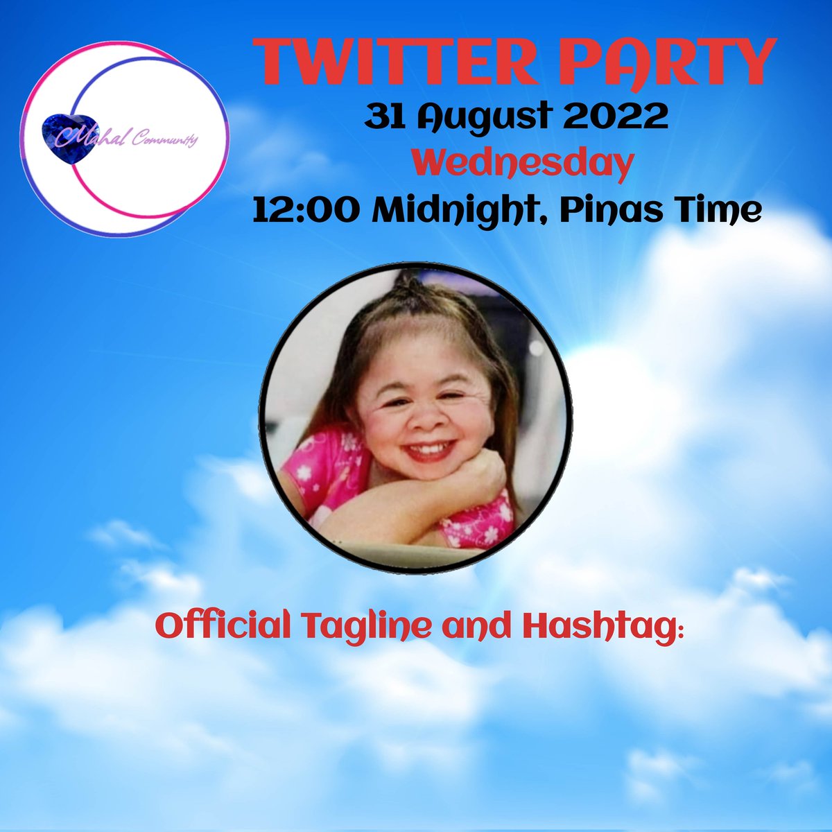 Magready na po tayo sa ating paglipad...  Twitter Party para kay MAHAL  na magsisimula mamayang alas 12 ng madaling araw Pinas Time.

Ang official tagline at hashtag ay ilalatag 10 minutes bago mag simula.

Para po hindi magkamali, paki COPY PASTE lamang po.

Salamat.