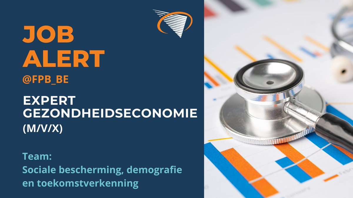 FPB_BE's tweet photo. Je hebt nog enkele dagen om te solliciteren: het Federaal Planbureau zoekt een #expert op het gebied van #gezondheidseconomie om zijn team "Sociale bescherming, demografie en toekomstverkenning" te versterken.
👉https://t.co/cOIheYhZUn
#econoom #job #jobs #jobalert #prognoses https://t.co/gxMbME1T4A