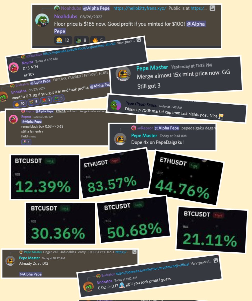 Pepe profit last few days has been pretty good, looking forward to the future with my green friends! 🐸

🤑 Like - Rt - Tag 🤑

Notifs on! ⚡