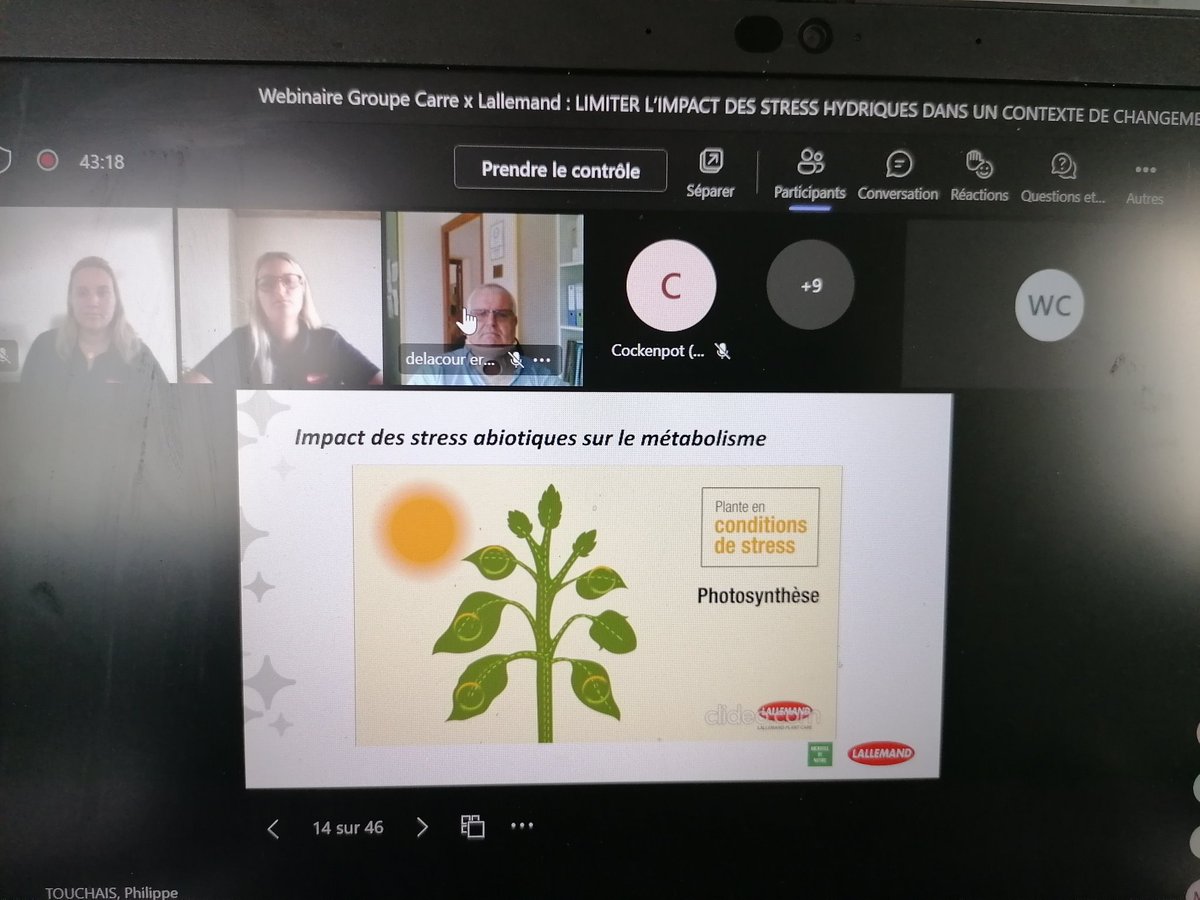 Premier épisode 🎬 de notre #webserie Carré avec <a href="/Lallemand_PCare/">Lallemand Plant Care</a> sur le rôle des #biostimulants 🌱 dans la régulation du #stresshydrique Visible prochainement en replay ! A bientôt 👋
