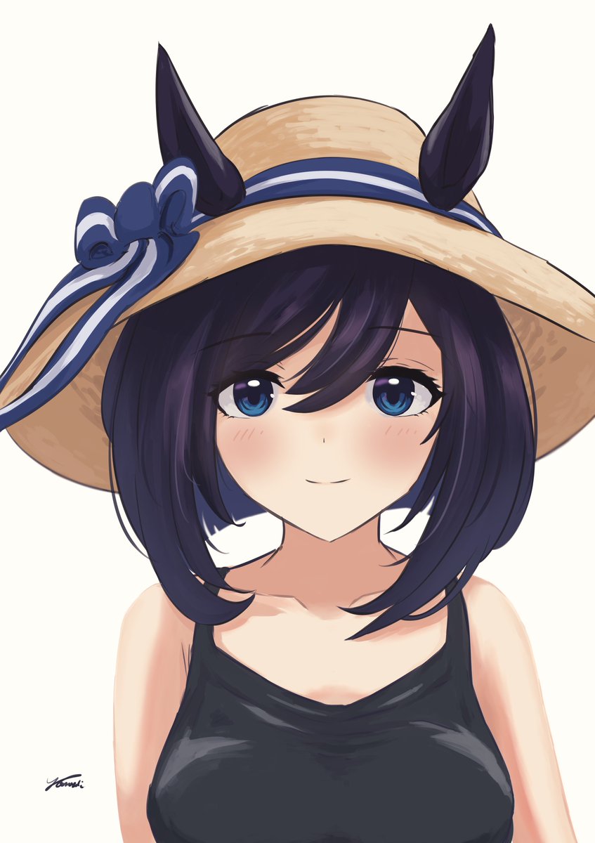 直筆色紙 エイシンフラッシュ ウマ娘 カラーイラスト 手描き 一点物 て