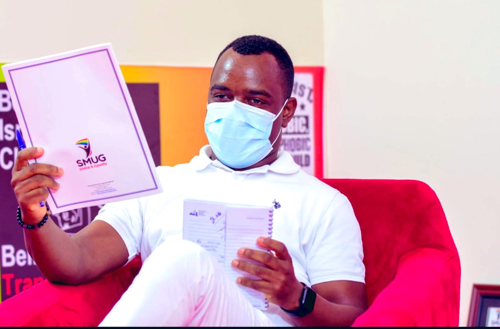 frankmugisha's tweet photo. Uganda should protect the human rights of all marginalized communities. Stand with SMUG ๐ณ๏ธโ๐ https://t.co/L60RcM18OF