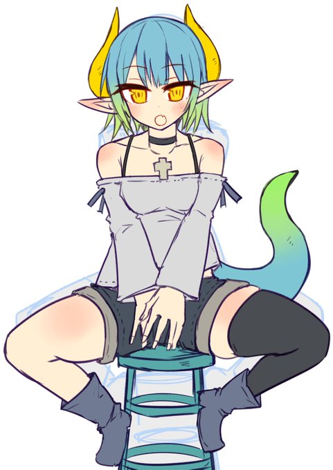 うちのこだけど未だに名前が決まってないツノしっぽちゃんぐ 