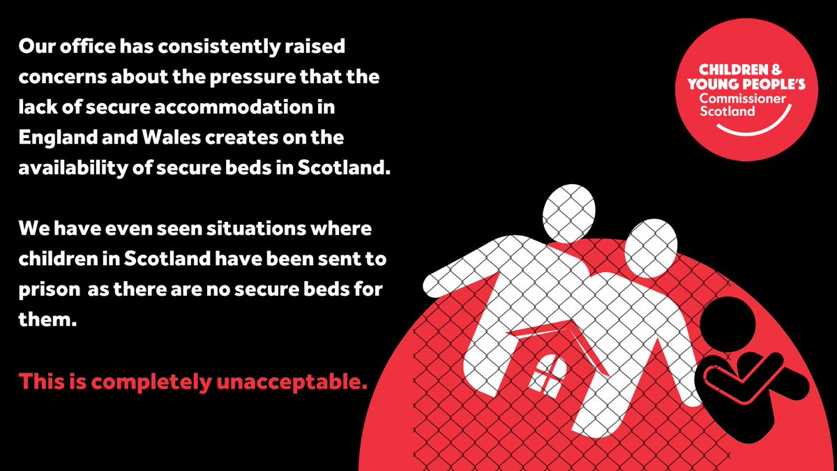 Children and Young People's Commissioner Scotland (@cypcs) on Twitter photo Children in secure care need support to recover from trauma, shown by today's <a href="/NuffieldFJO/">Nuffield Family Justice Observatory</a> <a href="/CYCJScotland/">CYCJ Scotland</a> study. It’s crucial they stay close as possible to families & communities. Placing them 100s of miles away can’t be in their best interests. Statement: bit.ly/3Tl0DEl Children in secure care need support to recover from trauma, shown by today's <a href="/NuffieldFJO/">Nuffield Family Justice Observatory</a> <a href="/CYCJScotland/">CYCJ Scotland</a> study. It’s crucial they stay close as possible to families & communities. Placing them 100s of miles away can’t be in their best interests. Statement: bit.ly/3Tl0DEl