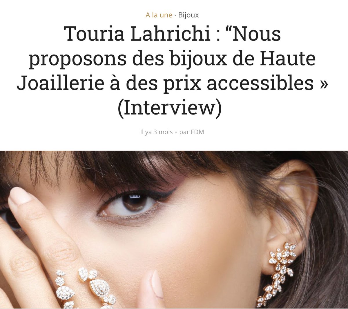 DaBuzzConsult's tweet photo. @cara.diamonds ’s interview by @femmesdumaroc_officiel
المقابلة الإعلامية لـ @cara.diamonds   
#communication #publicrelations #diamond #jewellery #gold #clientnews #caradiamonds #interview #dabuzzconsulting #media #morocco #maroc
Link:  https://t.co/843xadS9Rd https://t.co/96h9rLM9UJ