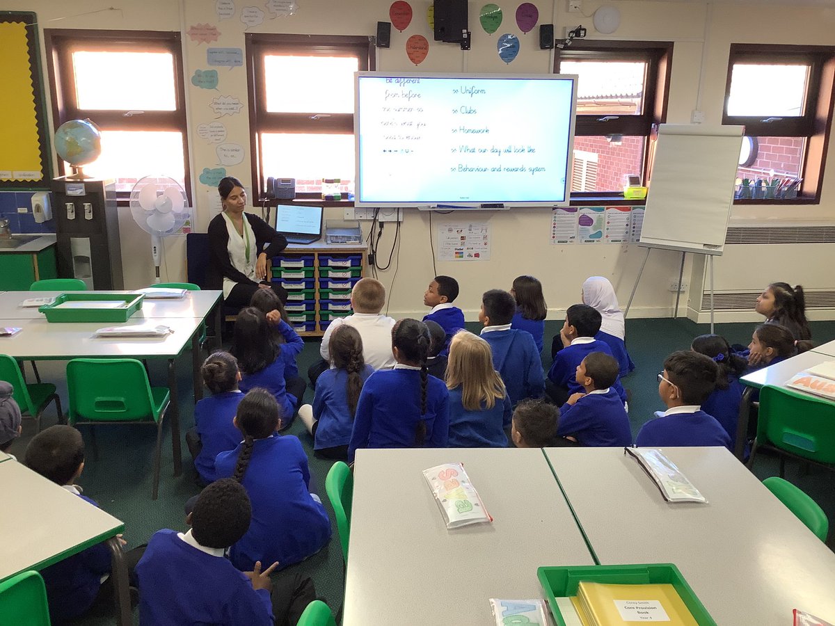 Rowlatts_TMET's tweet photo. In Miss Modhwadia’s and Mrs Ramji (Pancholi) class this morning they are revisiting the rules and routines that we follow in school for good learning and safety. A good little reminder I’m sure. #rulesandroutines #respect https://t.co/W8M3wIigIX