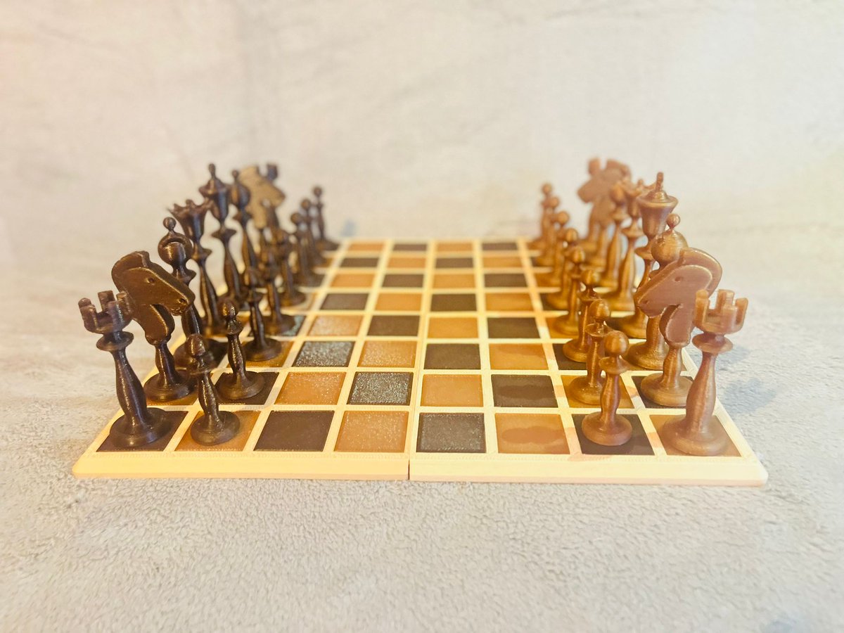 Francofil_'s tweet photo. Magnifique jeu d'#échecs♟imprimé en partie en PLA café☕️et bière🍺 !!!
Superbe réalisation de Riviera 3D Concept (https://t.co/brDfnOzBzH) ! Nos #makers ont du talent!
#impression3D #3Dprinting #francofil #maker #makerspace #fablab #chess https://t.co/UOPowJAniM