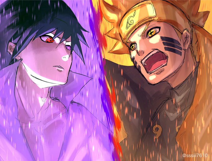 ナルトvsサスケのtwitterイラスト検索結果