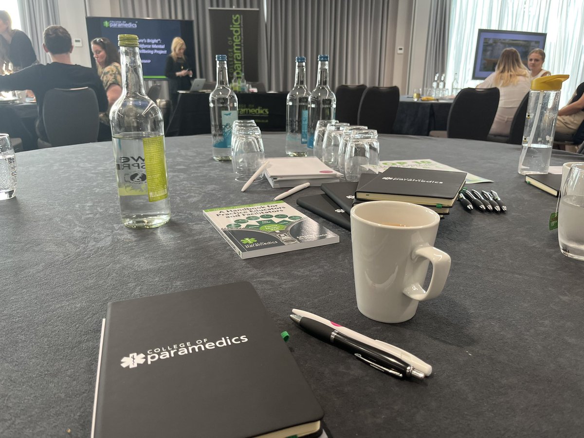 sally_wxm's tweet photo. The Future’s Bright - looking forward to todays conference focusing on the wellbeing & mental health of our student Paramedics #CoP #FWMHP https://t.co/fxP5rE6ulP
