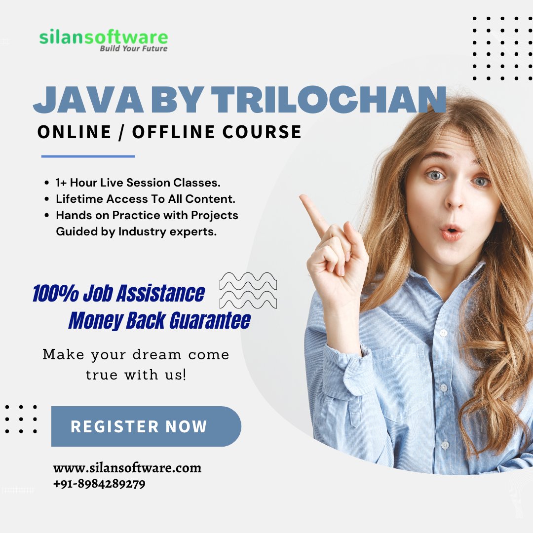 SilanSoftware's tweet image. Java By Trilochan. Now we can assure you about your future career by 100% Job placement with money Back Guarantee..
#java #JAVAFULLSTACK #Javacourses #javatraining #javatrainingcourse #trainingcourses #datascience #careers #careercourses #education #educational #educate