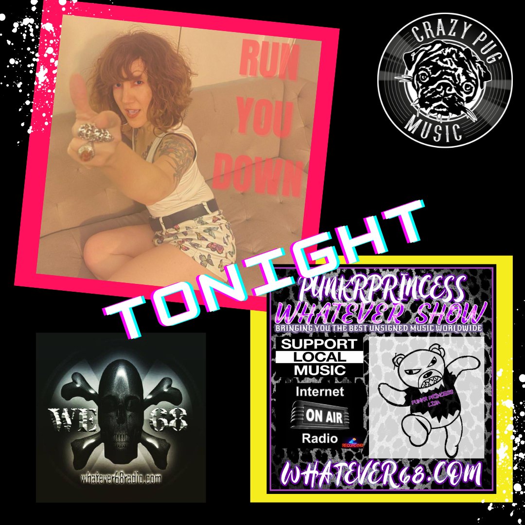CrazyPugMusic's tweet photo. 🥰 Tonight catch @RedgraveJones Jones on the @PunkrPrincess show on @Whatever68Radio Radio 

Huge thanks for the spin :) https://t.co/OgovV7cjBI