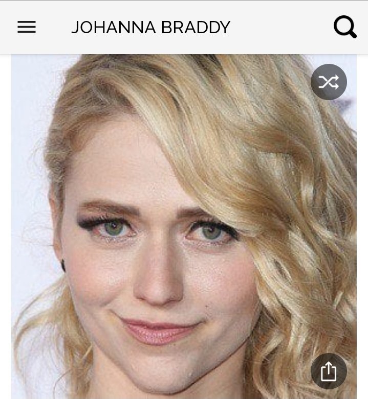 Happy birthday to this great actress.  Happy birthday to Johanna Braddy 