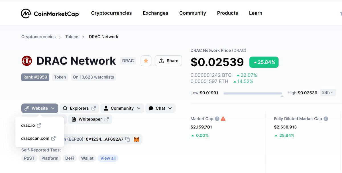 DRAC_Network's tweet photo. We just finished deploying our blockchain explorers.
In the public chain world, it is a proud thing to have your own full-featured blockchain browser and it's by self-building.
A great start.
DRAC（Decentralized Rewarding Autonomous Chain）Remember this. https://t.co/fokMrIOtU7