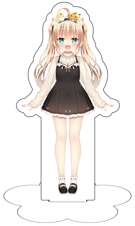 「初アクスタ入荷したそうです!おまたせ→  #booth_pm 」|風瑛なづき＠FANBOXのイラスト