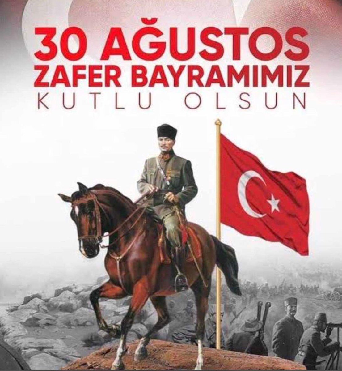 30 Ağustos Zafer Bayramımızın 100. yılında Başkomutan Mustafa Kemal Atatürk başta olmak üzere bu zaferi bize armağan eden tüm kahramanlarımızı saygı ve özlemle anıyorum.