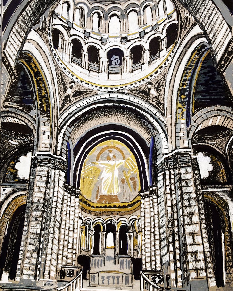 anne_ajp's tweet image. Exploration parisienne et carnet à dessin #montmartre #sacrecoeur #basilique #dessin #drawing