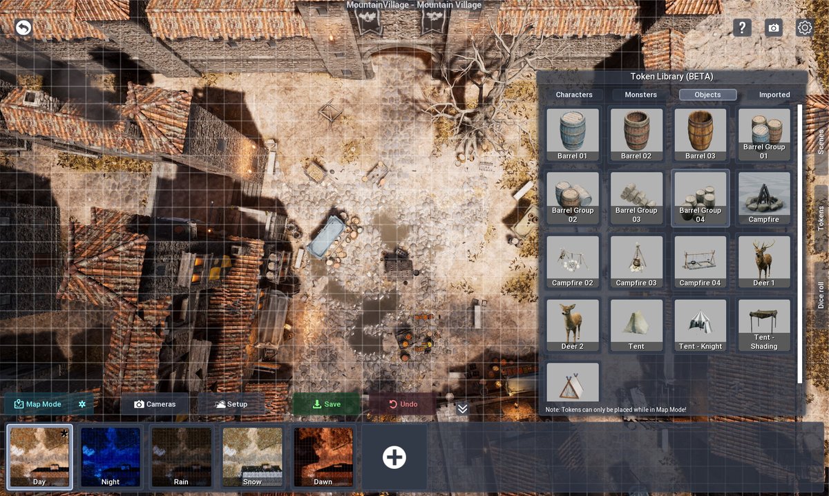 RpgScenery's tweet photo. Hello Everyone!

We started expanding the list of tokens in our app.

We would like to ask you to help us figure out what tokens may be needed during the game, such as traps, obstacles, treasures, etc.

Feel free to join the conversation:
https://t.co/uRt4XzQvzy https://t.co/wrT3OGQhDi