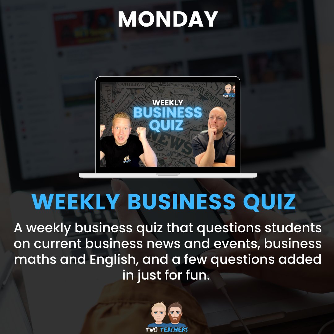 TwoTeachersBiz's tweet photo. STARTING NEXT WEEK, here's our YouTube plans for the 2022/23 academic year 👀 

We're investing a lot of more time and effort into YouTube this year, so we hope you like the sounds of our plans and get lots of use from our channel. 

1/2 https://t.co/4FyMuW4Jdi