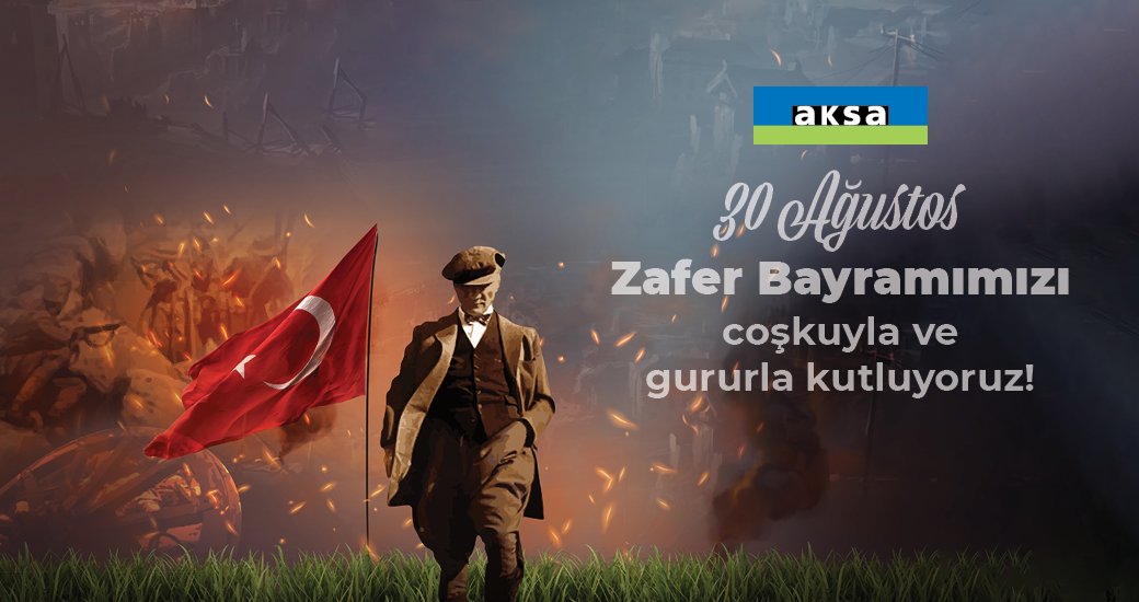 Aksa_Manisa's tweet photo. 30 Ağustos Zafer Bayramımızı kutluyor, başta Mustafa Kemal Atatürk olmak üzere tüm kahramanlarımızı saygı ve minnetle anıyoruz. https://t.co/1VEw8xshZS