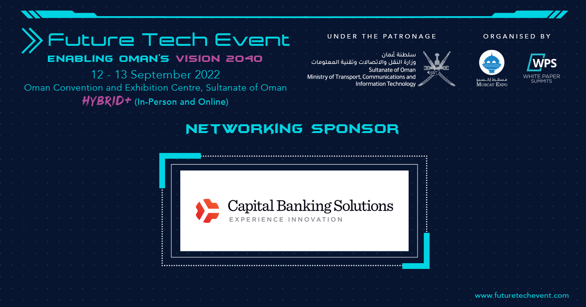 capital_banking's tweet photo. We are excited to meet you all at @FutureTechOman on September 12-13. Visit our booth A5! https://t.co/oJxDXhuqhn