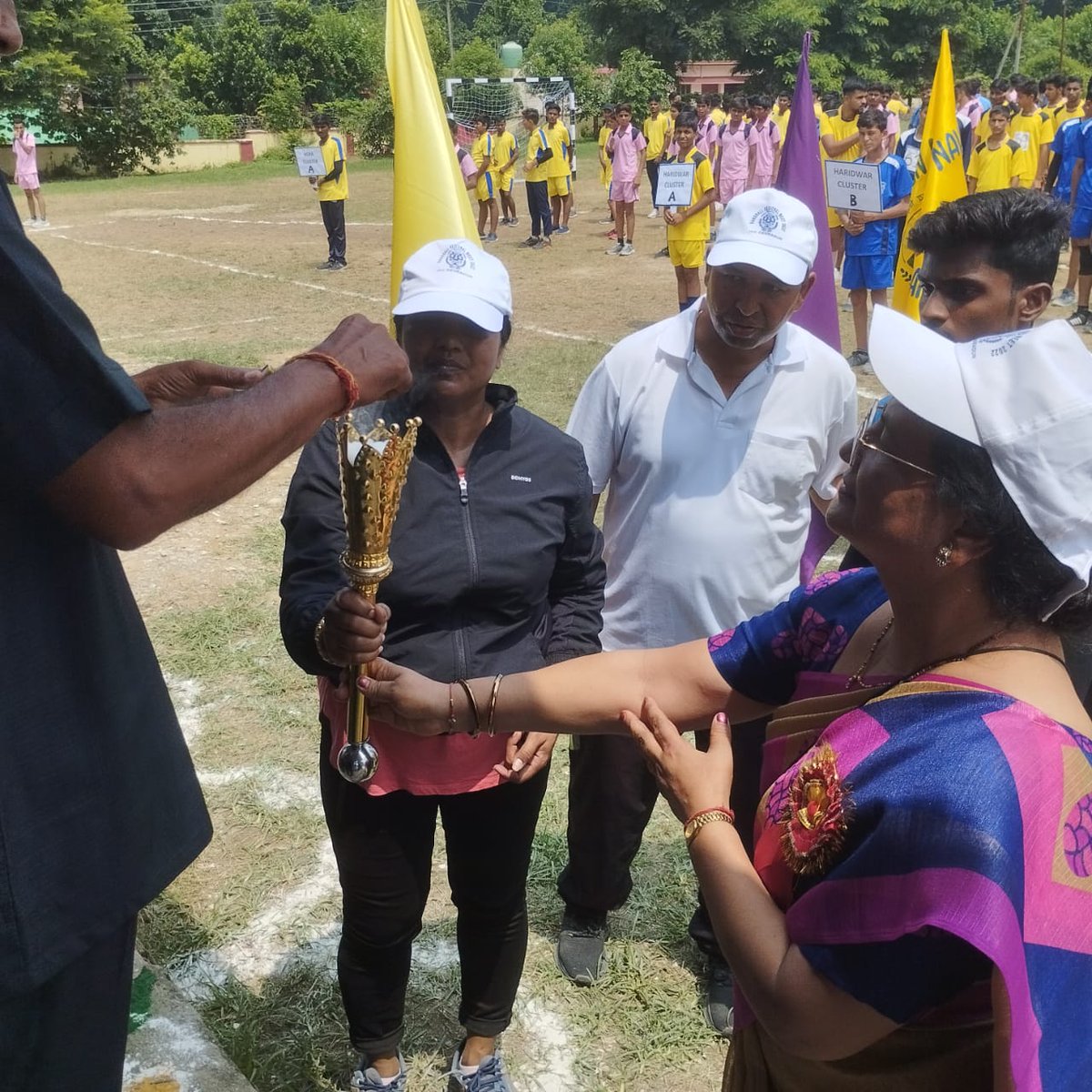 EVerma's tweet photo. #handball 
#nvs 
#navodayanfamily 
##regionalmeet
#JnvDehradun 
@CommissionerNVS https://t.co/fzvTq13TyP