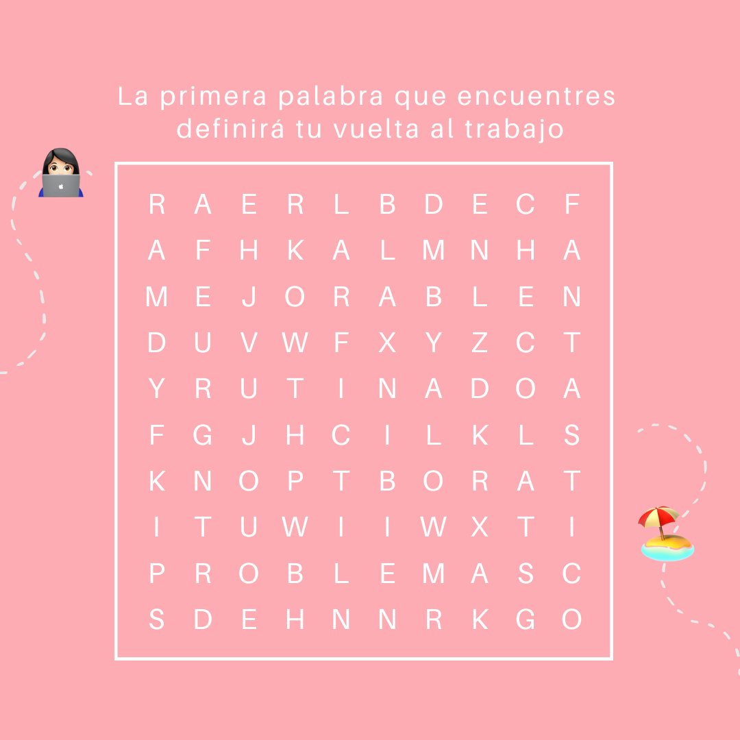 creativezinkin's tweet photo. La dura realidad 🙃

🏖️ ¿Qué tal la vuelta de las #vacaciones?

Déjanos en comentarios qué palabra has encontrado 💬👇

#agenciademarketingdigital #marketingdigital #marketing #socialmedia #redessociales #communitymanager https://t.co/N7F4GbnnTm