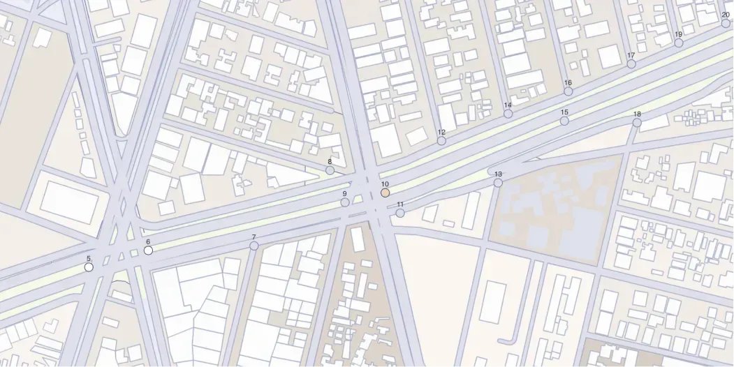 diagonalworks's tweet photo. We teamed up with @HASSELL_Studio to bring data to their latest research on the benefits and trade-offs of corridor design.   
https://t.co/yoTRC1e2TO 
Corridor design is always a matter of weighing up competing objectives. Our tools compute &amp; visualise these trade-offs, fast. https://t.co/a4bVJnTQnO